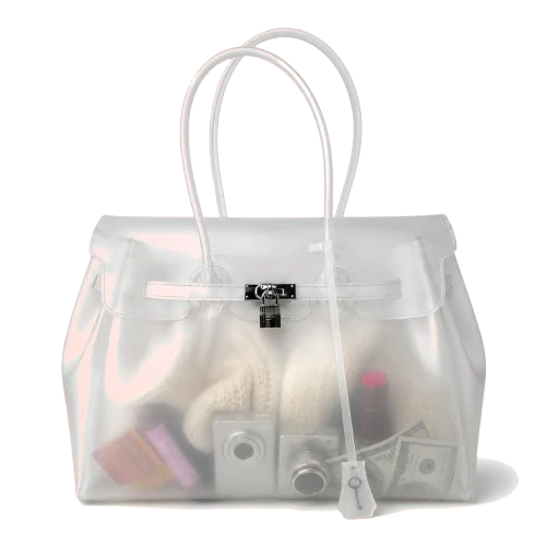NEYSSA Sac cabas transparent