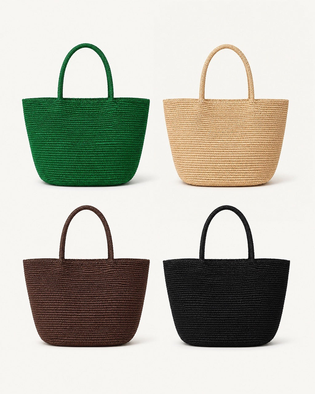 NERIA Sac en paille naturelle