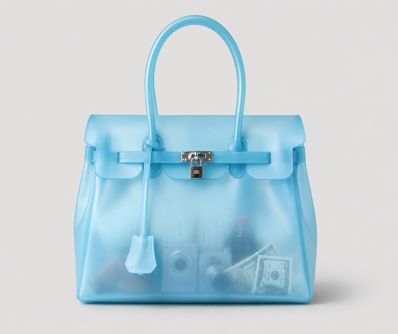 NEYSSA Sac cabas transparent